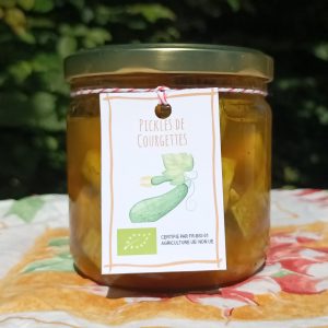 Pickles de Courgettes 350Gr (250Gr égouttés)