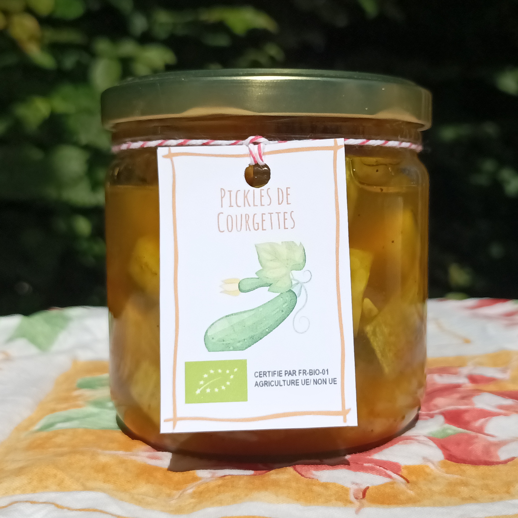 Pickles de Courgettes 350Gr (250Gr égouttés)