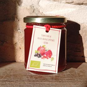 Confiture de Fruits Rouges Épépinés EXTRA – 225Gr